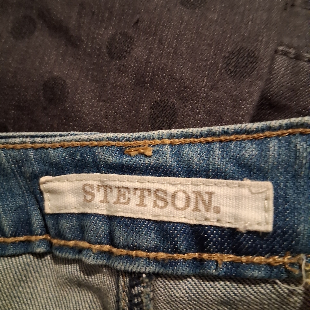 Stetson Denim Skirt with Black Pattern - Picture 4 of 6